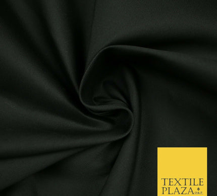 20 COLOURS - Premium Polycotton Drill Fabric Twill Uniform Workwear Dress Craft