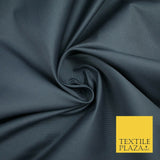 20 COLOURS - Premium Polycotton Drill Fabric Twill Uniform Workwear Dress Craft