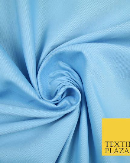 20 COLOURS - Premium Polycotton Drill Fabric Twill Uniform Workwear Dress Craft