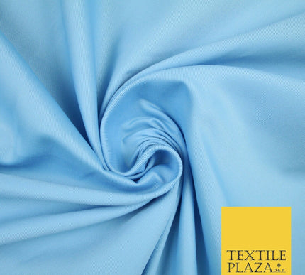 20 COLOURS - Premium Polycotton Drill Fabric Twill Uniform Workwear Dress Craft
