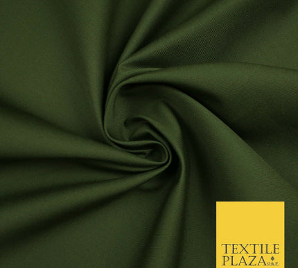 20 COLOURS - Premium Polycotton Drill Fabric Twill Uniform Workwear Dress Craft