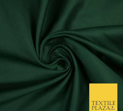 20 COLOURS - Premium Polycotton Drill Fabric Twill Uniform Workwear Dress Craft