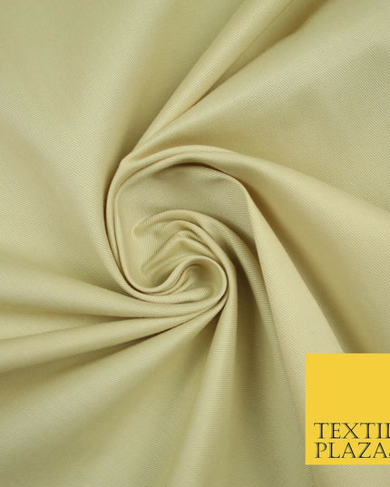 20 COLOURS - Premium Polycotton Drill Fabric Twill Uniform Workwear Dress Craft