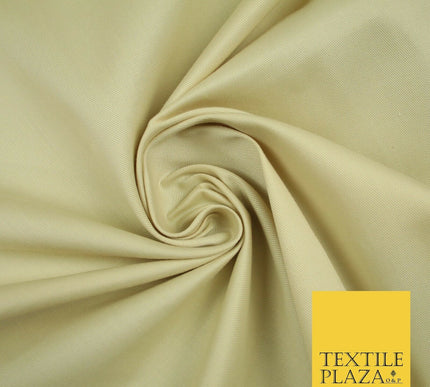 20 COLOURS - Premium Polycotton Drill Fabric Twill Uniform Workwear Dress Craft