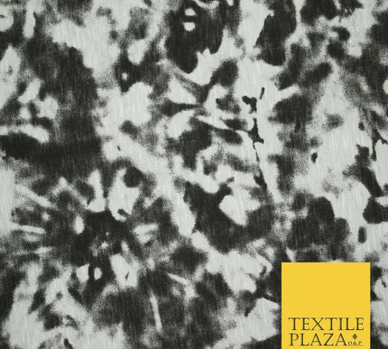 Mono Pink Psychedelic Wacky Tie Dye Abstract Soft Printed Stretch Jersey Fabric