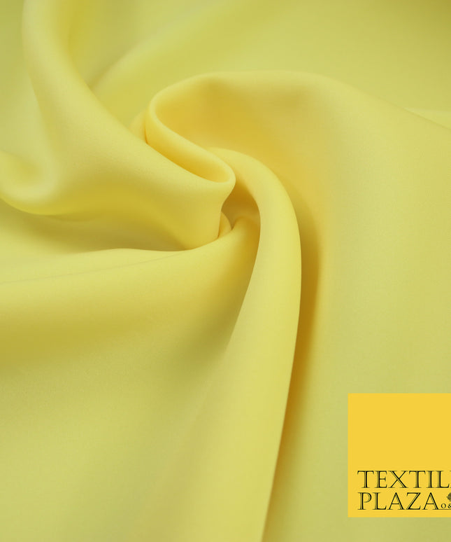 LEMON YELLOW Premium Plain 2mm Neoprene Fabric - Scuba Foam Material 150cm 6163
