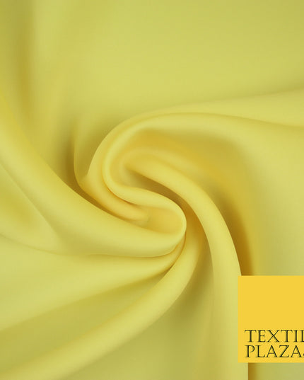 LEMON YELLOW Premium Plain 2mm Neoprene Fabric - Scuba Foam Material 150cm 6163