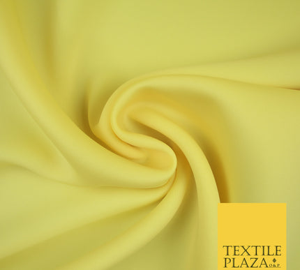 LEMON YELLOW Premium Plain 2mm Neoprene Fabric - Scuba Foam Material 150cm 6163