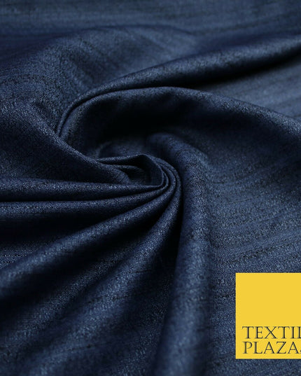 30 COLOURS Plain Dyed Slubbed Textured Faux Dupion Raw Silk 100%Polyester Fabric