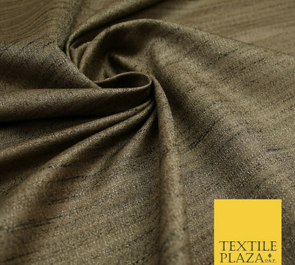 30 COLOURS Plain Dyed Slubbed Textured Faux Dupion Raw Silk 100%Polyester Fabric