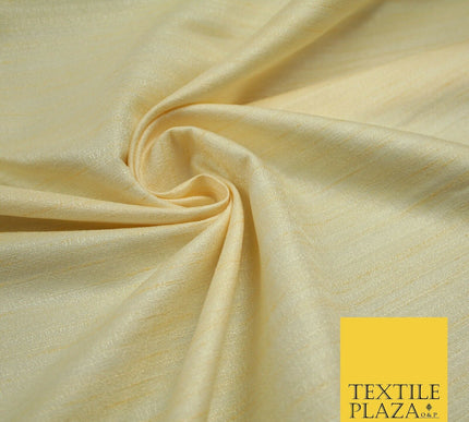 30 COLOURS Plain Dyed Slubbed Textured Faux Dupion Raw Silk 100%Polyester Fabric