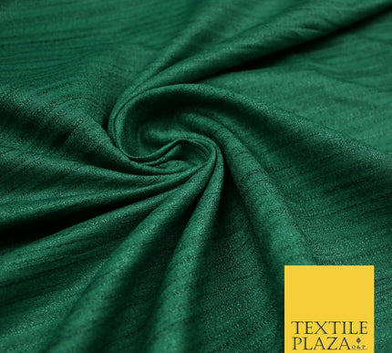 30 COLOURS Plain Dyed Slubbed Textured Faux Dupion Raw Silk 100%Polyester Fabric