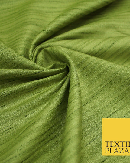 30 COLOURS Plain Dyed Slubbed Textured Faux Dupion Raw Silk 100%Polyester Fabric