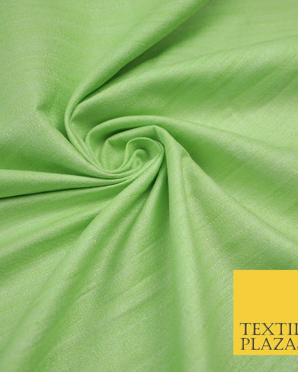 30 COLOURS Plain Dyed Slubbed Textured Faux Dupion Raw Silk 100%Polyester Fabric