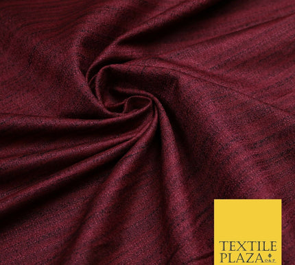 30 COLOURS Plain Dyed Slubbed Textured Faux Dupion Raw Silk 100%Polyester Fabric