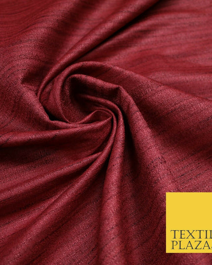30 COLOURS Plain Dyed Slubbed Textured Faux Dupion Raw Silk 100%Polyester Fabric