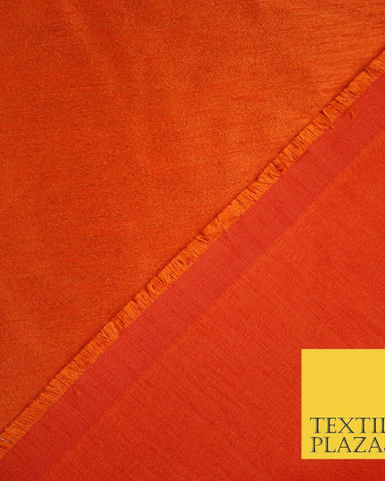50 COLOURS Plain Dyed Two Tone Shot Heavy Slubbed Faux Dupion Raw Silk Fabric
