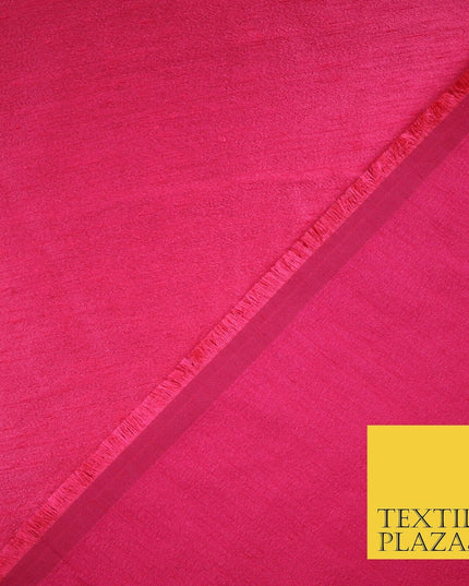 50 COLOURS Plain Dyed Two Tone Shot Heavy Slubbed Faux Dupion Raw Silk Fabric