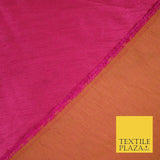 50 COLOURS Plain Dyed Two Tone Shot Heavy Slubbed Faux Dupion Raw Silk Fabric