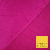 50 COLOURS Plain Dyed Two Tone Shot Heavy Slubbed Faux Dupion Raw Silk Fabric
