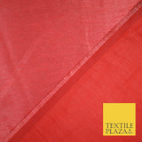 50 COLOURS Plain Dyed Two Tone Shot Heavy Slubbed Faux Dupion Raw Silk Fabric