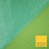 50 COLOURS Plain Dyed Two Tone Shot Heavy Slubbed Faux Dupion Raw Silk Fabric