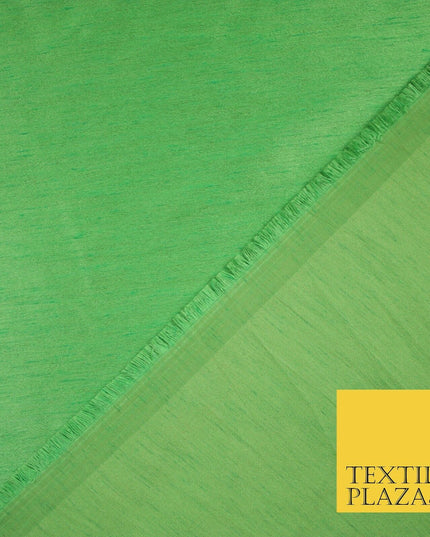 50 COLOURS Plain Dyed Two Tone Shot Heavy Slubbed Faux Dupion Raw Silk Fabric