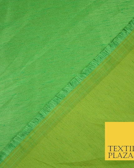 50 COLOURS Plain Dyed Two Tone Shot Heavy Slubbed Faux Dupion Raw Silk Fabric
