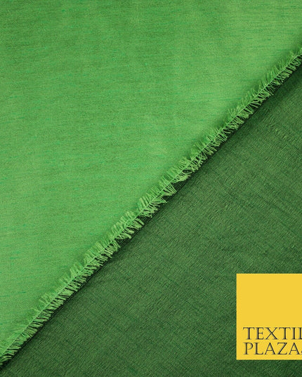 50 COLOURS Plain Dyed Two Tone Shot Heavy Slubbed Faux Dupion Raw Silk Fabric