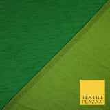 50 COLOURS Plain Dyed Two Tone Shot Heavy Slubbed Faux Dupion Raw Silk Fabric