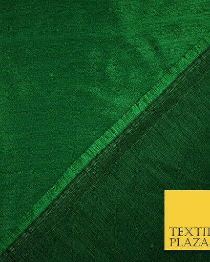 50 COLOURS Plain Dyed Two Tone Shot Heavy Slubbed Faux Dupion Raw Silk Fabric