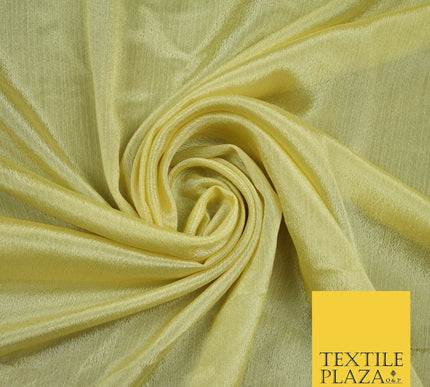 OVER 40 COLOURS - Premium Silky Crinkle Georgette Sheer Dress Drape Fabric 44"