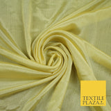 OVER 40 COLOURS - Premium Silky Crinkle Georgette Sheer Dress Drape Fabric 44"