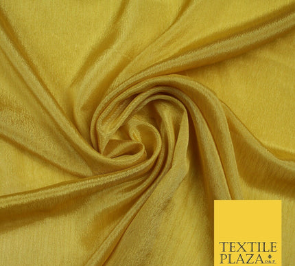 OVER 40 COLOURS - Premium Silky Crinkle Georgette Sheer Dress Drape Fabric 44"