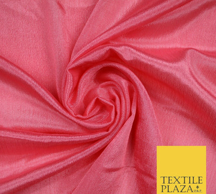 OVER 40 COLOURS - Premium Silky Crinkle Georgette Sheer Dress Drape Fabric 44"