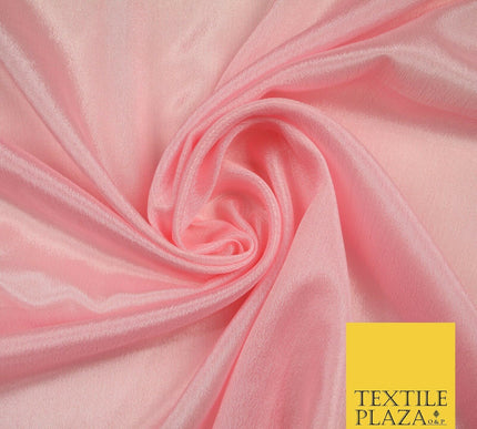 OVER 40 COLOURS - Premium Silky Crinkle Georgette Sheer Dress Drape Fabric 44"