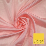 OVER 40 COLOURS - Premium Silky Crinkle Georgette Sheer Dress Drape Fabric 44"