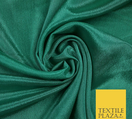 OVER 40 COLOURS - Premium Silky Crinkle Georgette Sheer Dress Drape Fabric 44"