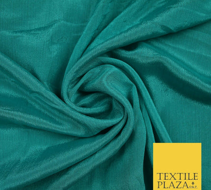 OVER 40 COLOURS - Premium Silky Crinkle Georgette Sheer Dress Drape Fabric 44"