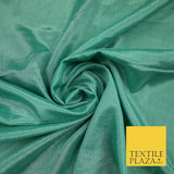 OVER 40 COLOURS - Premium Silky Crinkle Georgette Sheer Dress Drape Fabric 44"