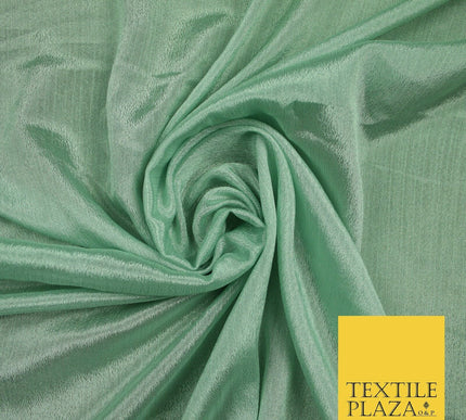 OVER 40 COLOURS - Premium Silky Crinkle Georgette Sheer Dress Drape Fabric 44"