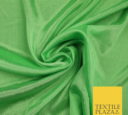 OVER 40 COLOURS - Premium Silky Crinkle Georgette Sheer Dress Drape Fabric 44"