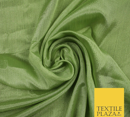 OVER 40 COLOURS - Premium Silky Crinkle Georgette Sheer Dress Drape Fabric 44"
