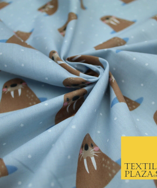 Rainbow Hearts Love Valentine Pride Printed Poly Cotton Fabric Polycotton 45"