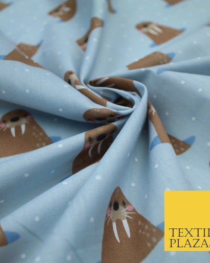 Rainbow Hearts Love Valentine Pride Printed Poly Cotton Fabric Polycotton 45"