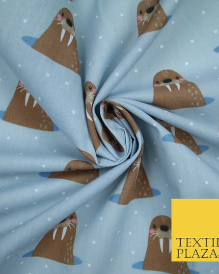 Rainbow Hearts Love Valentine Pride Printed Poly Cotton Fabric Polycotton 45"