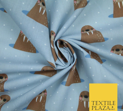 Rainbow Hearts Love Valentine Pride Printed Poly Cotton Fabric Polycotton 45"