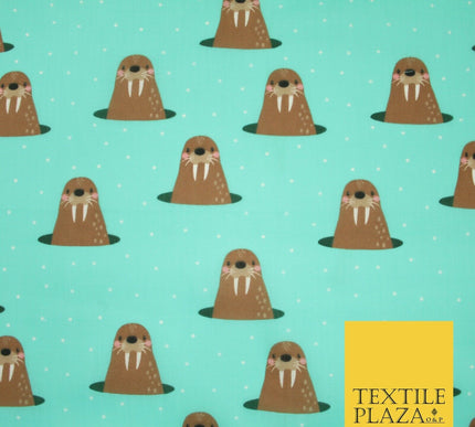 Rainbow Hearts Love Valentine Pride Printed Poly Cotton Fabric Polycotton 45"