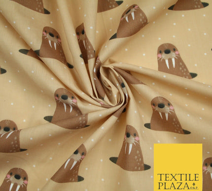 Rainbow Hearts Love Valentine Pride Printed Poly Cotton Fabric Polycotton 45"