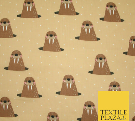 Rainbow Hearts Love Valentine Pride Printed Poly Cotton Fabric Polycotton 45"